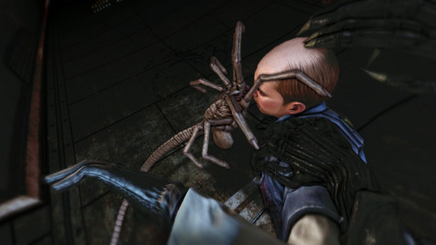   A big part of the Alien campaign involves putting Facehuggers onto faces.