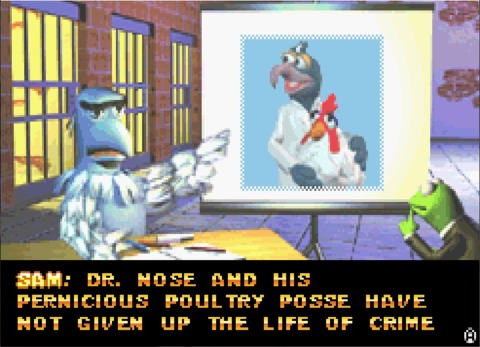 Dr. Nose briefing screen. 