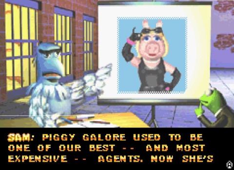  Piggy Galore briefing screen.