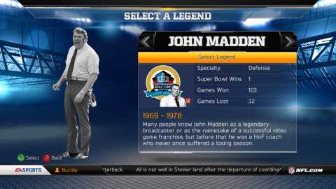 Remember when Madden was actually in Madden? Those were the days.