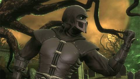 Noob Saibot's appearance in Mortal Kombat (2011)