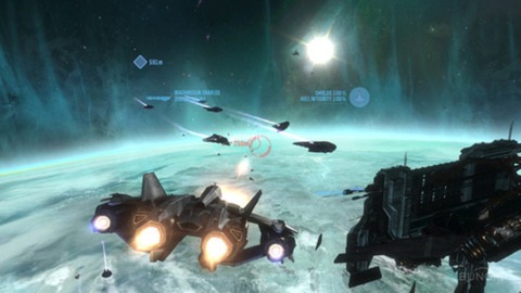 Space combat is one of the highlights of the campaign.