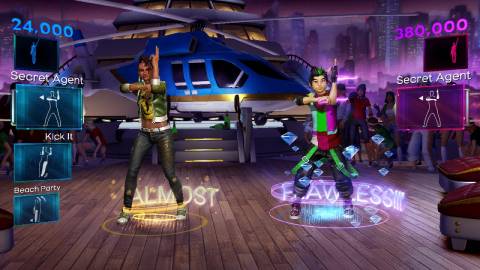 Dance Central works, and is reason enough to own a Kinect