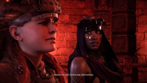 Vanasha's face: Pretty great. Aloy's, on the other hand...