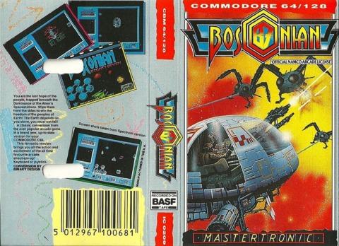 The best part of this label is that it uses screen shots from a better version of Bosconian '87.