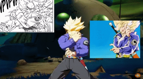They must have spent plenty of time to replicate Trunks' Burning Attack gestures.