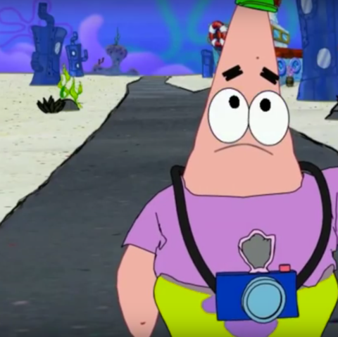 That's a decent looking Patrick all things considered. Also the reason why this looks weirdly cropped is because I screen capped this one video that had their logo to the right and I didn't want to include it.