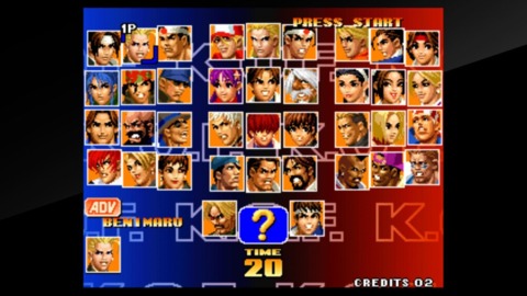 KoF '98 is almost 20 years old. What? Also it has 38 characters to learn. That's a lot of quarters.