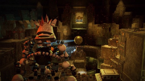 Is this weird sphere thing Knack's true creator? We can only guess.
