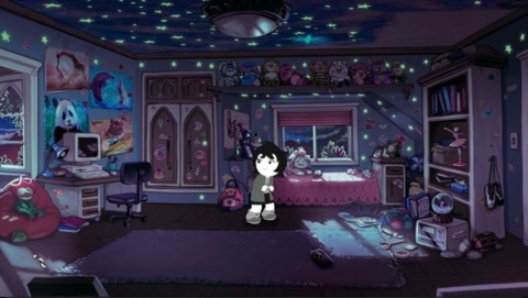 Joey in her bedroom