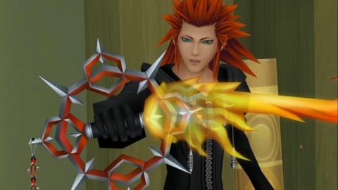 Lea/Axel with a Keyblade
