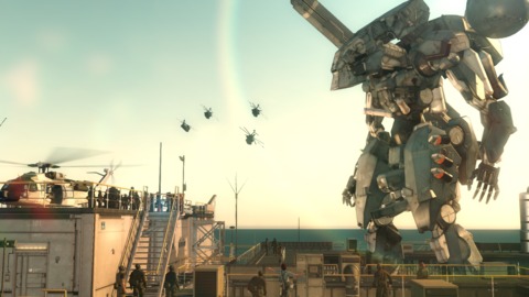 The cutscenes are gorgeous as always. And who doesn't want a giant nuclear robot on their floating sea base?