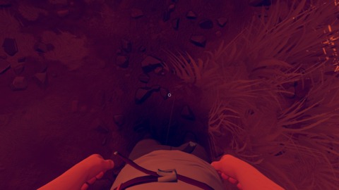 I do appreciate first person games that acknowledge that bodies actually exist.