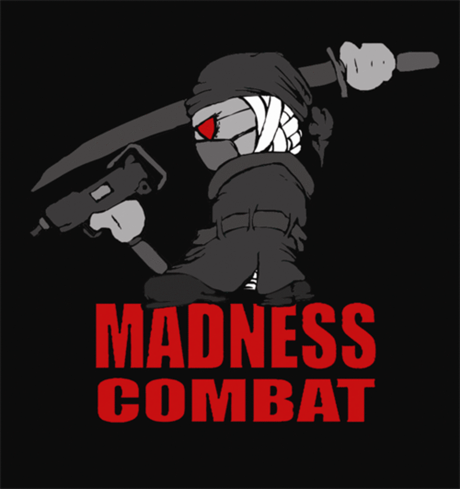 Madness combat 1. Маднесс комбат логотип. Madness Combat плакаты. Хэнк Madness Combat. Хэнк Маднесс комбат.