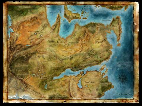 Map of Thedas