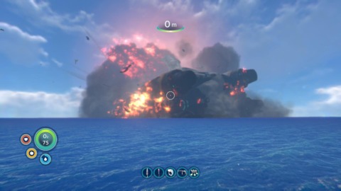 Watching your ship explode was entertaining, in a doom and despair sort of way.