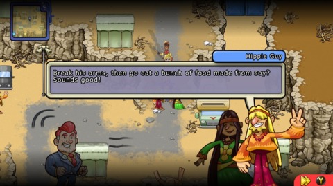 Citizens of Earth even shares EarthBound's distaste for hippies.
