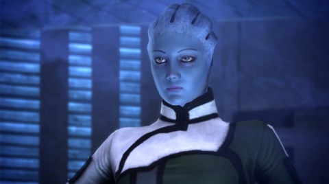 During Liara's introduction