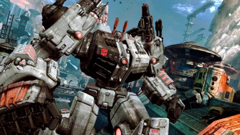 Metroplex shows up for a little bit to let you launch some airstrikes.