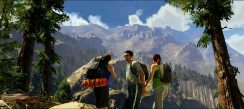 Mountains, and colors, and backpacks!