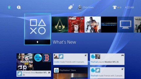 Your PS4 home screen functions as a hub for pretty much everything you and your friends are doing.