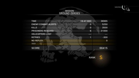 Here is a run of GZ mission, S-Rank I just did. Messed up the reflex, but still got the rank. As you can see, rescuing prisoners has contributed to about one third of my entire score. Zero kills has gave me 3500 points as well, but prisoner rescue and no reflex, achieve both of these and you're basically guaranteed S-Rank. Play the whole mission using only a tranquiler gun.
