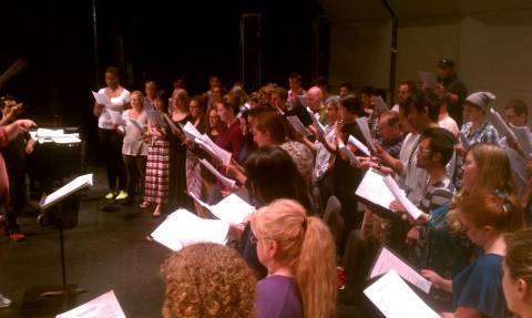 The Choir with Tommy Tallarico and Russell Brower's arm