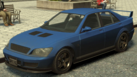 Front view of the Korean Mob Sultan in GTA IV