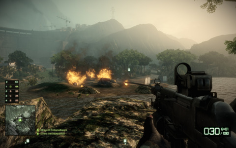  The Akaban as it  appears in Bad Company 2. This player has the Red Dot attached.