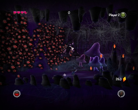 Spider Cave: Best level, unless you're an arachnophobe.