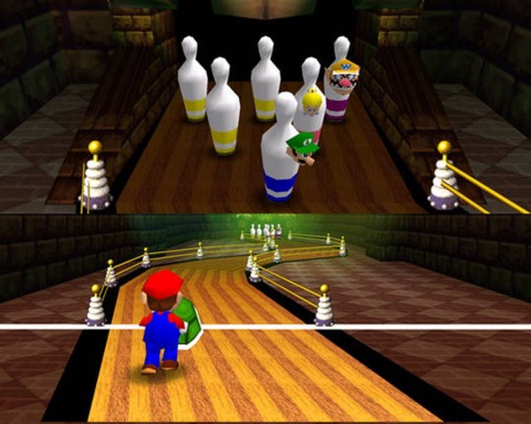 Bowl Over - very much in favour of Mario here