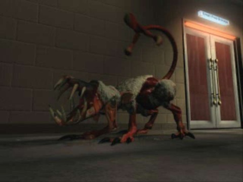 An image from one of the game's intense creature transformations.