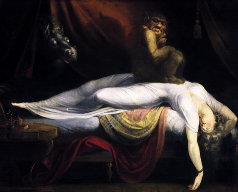  For much of human history, mental illness was attributed to evil spirits and, if 1781's The Nightmare by Henry Fuseli is anything to go by, horses were also believed to be somehow complicit.