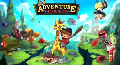 The title screen of The Adventure Pals