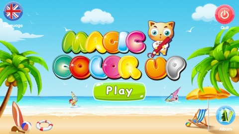 Title screen of the AR Magic Color UP