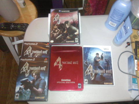 How about 5 copies of Resident Evil 4. 6 if you count the 360 version.