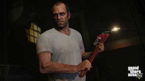 Trevor, in one of the game's more uncomfortable sequences.