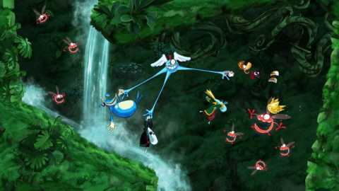 Cooperation is the name of the game in Rayman: Origins. Also the name of the game? Rayman: Origins.
