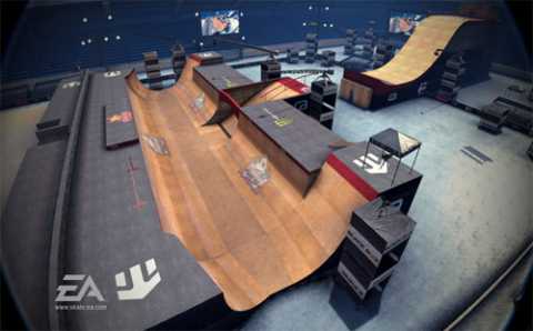 Here's the ramp and half pipe. Have fun!  