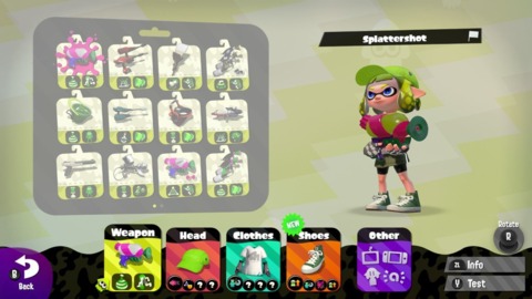 I like the way my squid kid looks, but I don't like the abilities her stuff has.