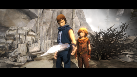 Most of the game is a touching tale of the growing bonds between two brothers