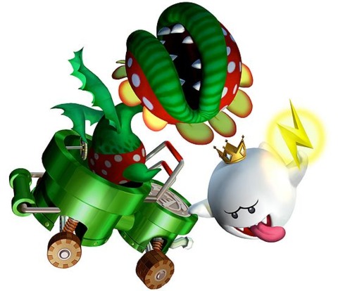 The last unlockable characters: Petey Piranha and King Boo. That damn plant.