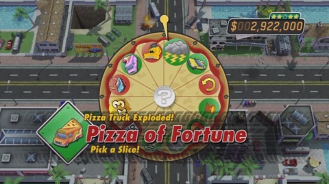 Destroying a Pizza Truck nets you a feature to help boost your score