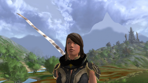 This is Adanwings, the character Long will be playing as in Lord of the Rings Online.