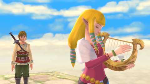 You meet Zelda very early on in Skyward Sword, a friend teased as romantic interest.