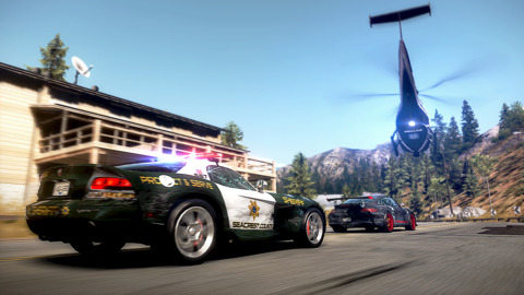 When cops and racers collide, the faster car usually wins. 