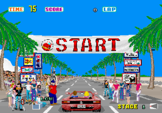OutRun's starting line