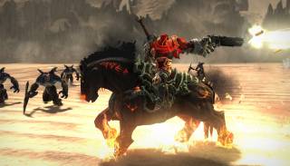  War eventually gets a horse to traverse the world with. Also, horseback combat is pretty cool. 