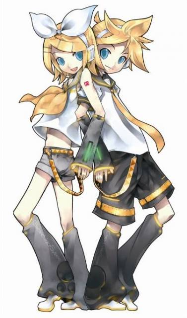  Rin and Len, sold in the same box.