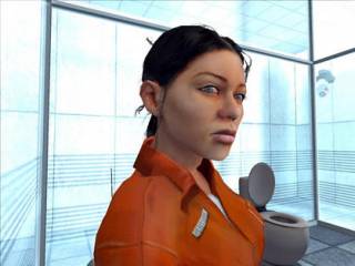 Chell, the protagonist of Portal